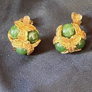 St. John Collection  "Bouquet" Clip On Earrings